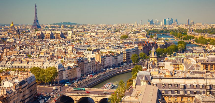 View on Paris form Notre Dame cathedral